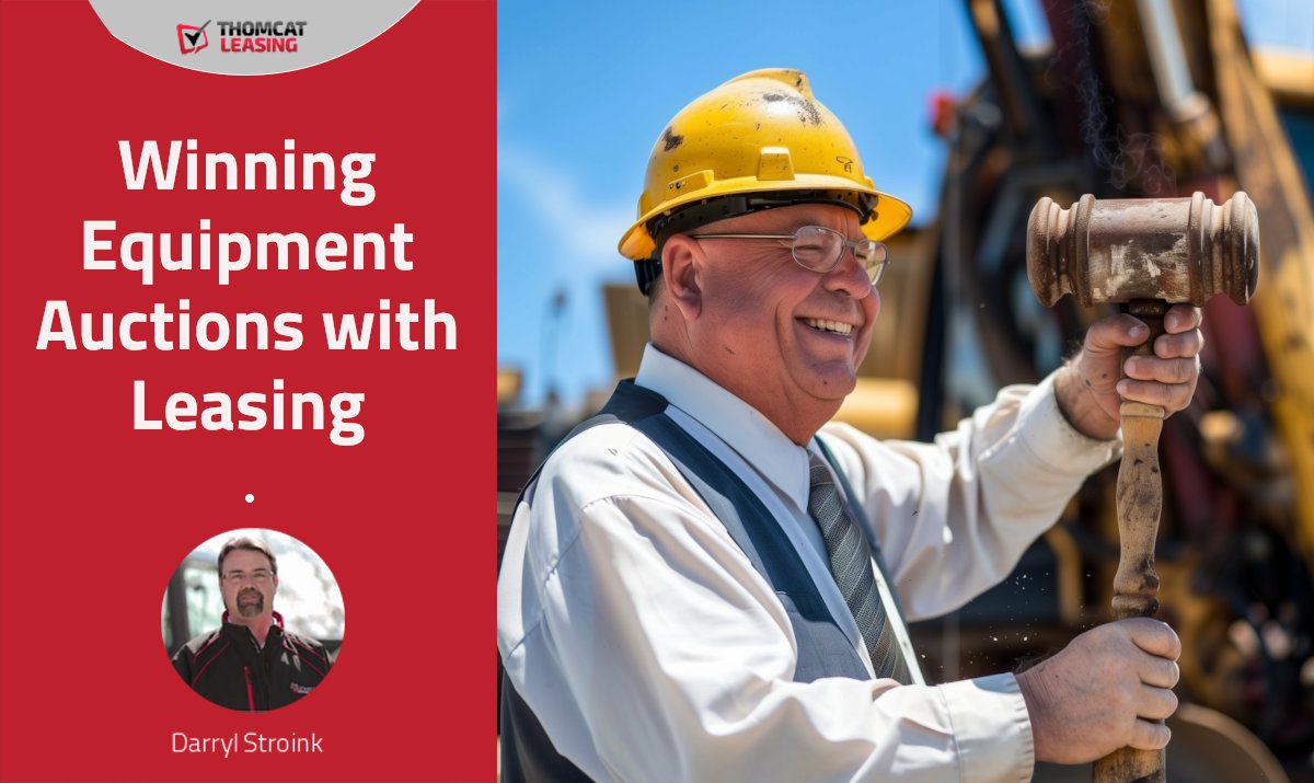 Gavel with Gusto: Winning Equipment Auctions with Leasing
